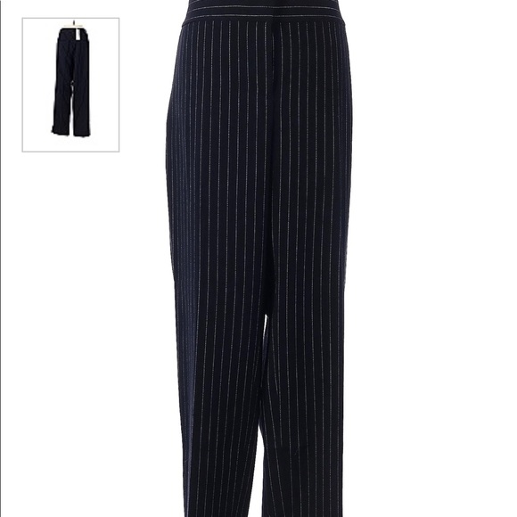 🛑 Ann Taylor Black Striped Slacks (Size 2) - Picture 7 of 7